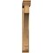 Ekena Millwork Imperial Traditional Rough Sawn Bracket w/ Offset Brace, Western Red Cedar, 6"W x 36"D x 44"H BKT0604X36X44IMP01RWR - alternate 4
